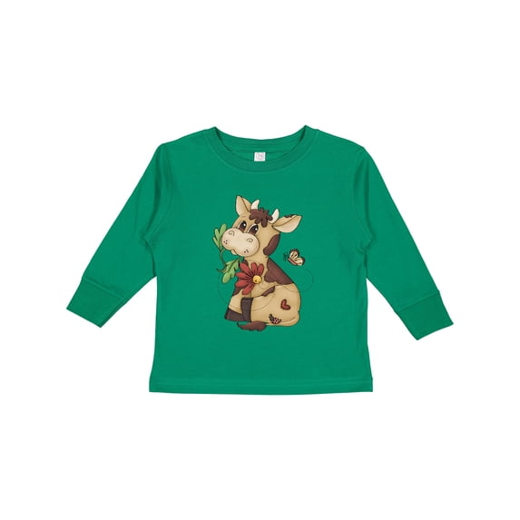 Inktastic Corky Cow Boys Long Sleeve Toddler T-Shirt