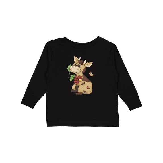 Inktastic Corky Cow Boys Long Sleeve Toddler T-Shirt