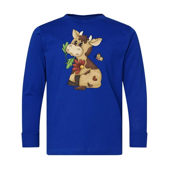 Inktastic Corky Cow Long Sleeve Youth T-Shirt