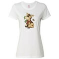 thumbnail image 1 of Inktastic Corky Cow Women's T-Shirt, 1 of 5