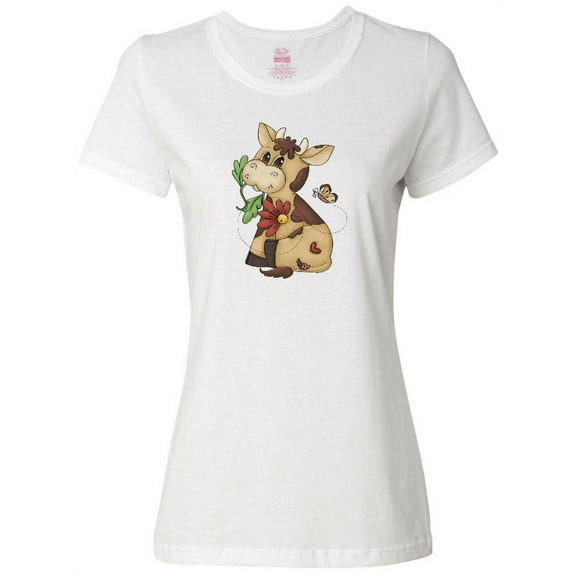 Inktastic Corky Cow Women's T-Shirt