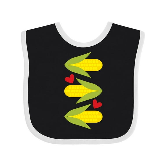 Inktastic Corn Lover Corn on the Cob Boys or Girls Baby Bib