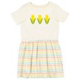 thumbnail image 1 of Inktastic Corn Lover Girls Toddler Dress, 1 of 5