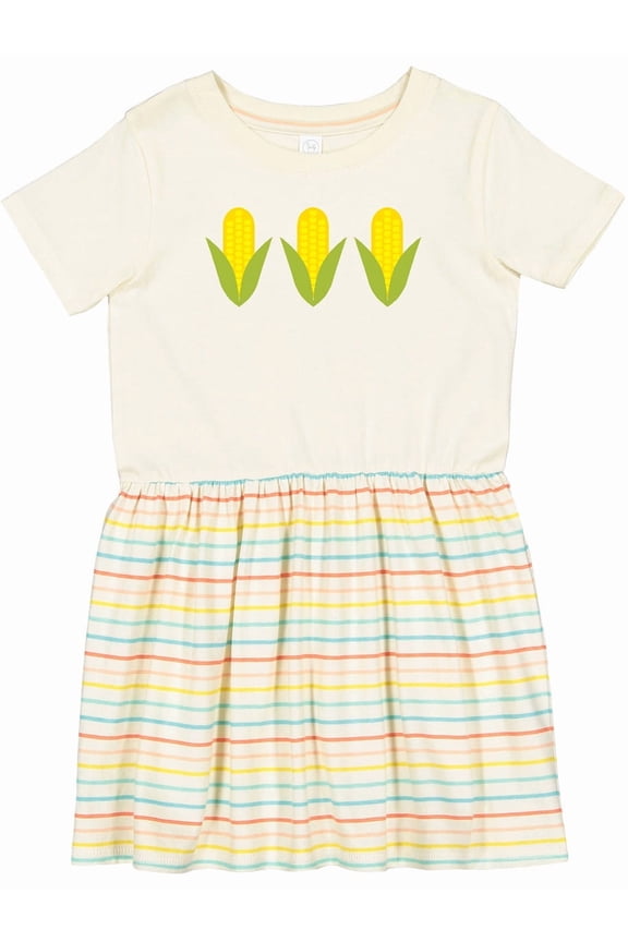 Corn Lover Girls Toddler Dress