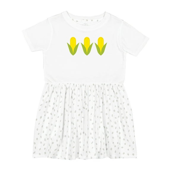 Inktastic Corn Lover Girls Toddler Dress