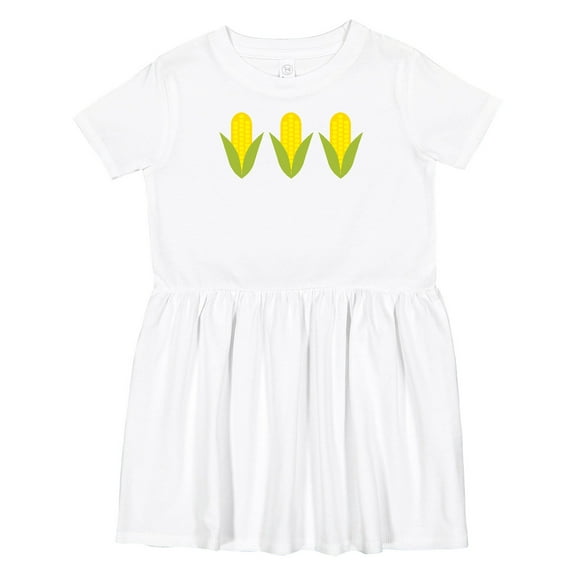 Inktastic Corn Lover Girls Toddler Dress