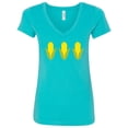 thumbnail image 1 of Inktastic Corn Lover Women's V-Neck T-Shirt, 1 of 5