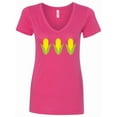 thumbnail image 1 of Inktastic Corn Lover Women's V-Neck T-Shirt, 1 of 5