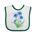 thumbnail image 1 of Inktastic Cornflower Boys or Girls Baby Bib, 1 of 4