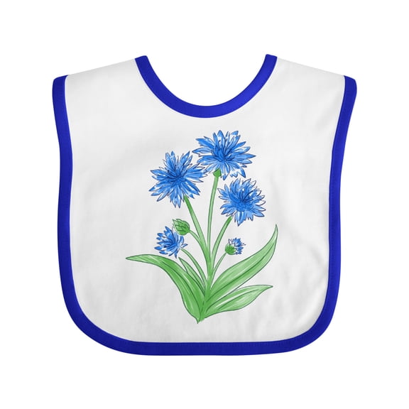 Inktastic Cornflower Boys or Girls Baby Bib