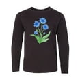thumbnail image 1 of Inktastic Cornflower Long Sleeve Youth T-Shirt, 1 of 5