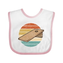 Inktastic Cornhole Lawn Game Retro Boys or Girls Baby Bib