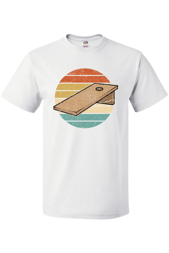 Cornhole Lawn Game Retro T-Shirt