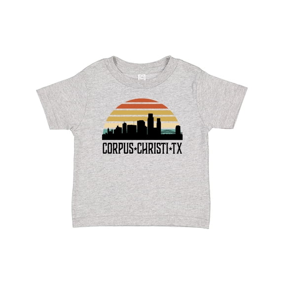 Inktastic Corpus Christi Texas Skyline Retro Boys or Girls Baby T-Shirt