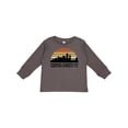 thumbnail image 1 of Inktastic Corpus Christi Texas Skyline Retro Boys or Girls Long Sleeve Toddler T-Shirt, 1 of 5