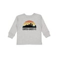 thumbnail image 1 of Inktastic Corpus Christi Texas Skyline Retro Boys or Girls Long Sleeve Toddler T-Shirt, 1 of 5
