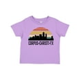 thumbnail image 1 of Inktastic Corpus Christi Texas Skyline Retro Boys or Girls Toddler T-Shirt, 1 of 5
