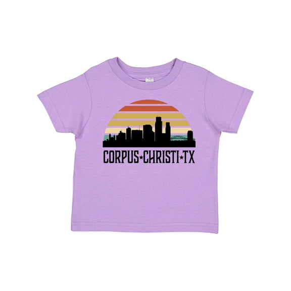 Inktastic Corpus Christi Texas Skyline Retro Boys or Girls Toddler T-Shirt