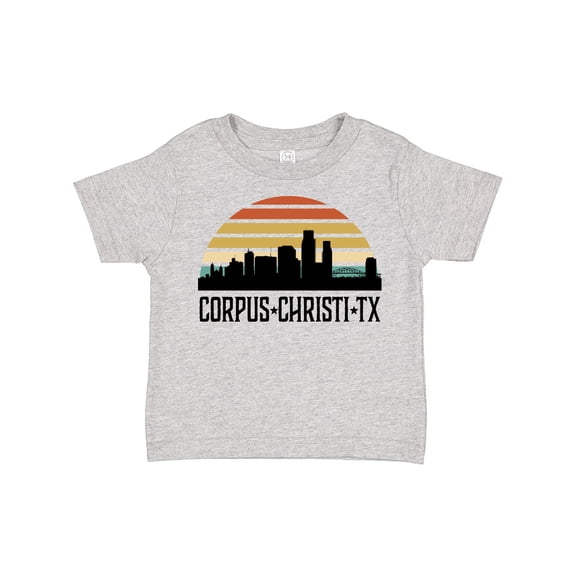 Inktastic Corpus Christi Texas Skyline Retro Boys or Girls Toddler T-Shirt