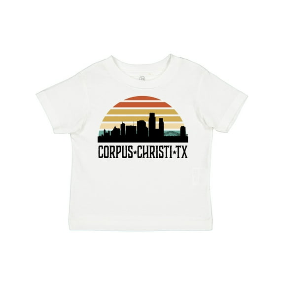 Inktastic Corpus Christi Texas Skyline Retro Boys or Girls Toddler T-Shirt