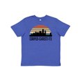 thumbnail image 1 of Inktastic Corpus Christi Texas Skyline Retro Youth T-Shirt, 1 of 5