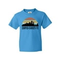 thumbnail image 1 of Inktastic Corpus Christi Texas Skyline Retro Youth T-Shirt, 1 of 5