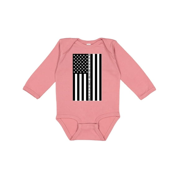 Inktastic Correctional Officer Daddy Boys or Girls Long Sleeve Baby Bodysuit