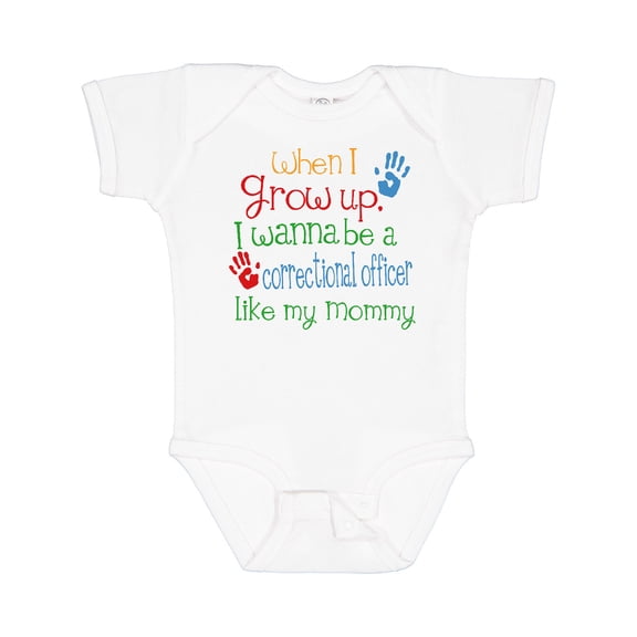 Inktastic Correctional Officer Like Mommy Boys or Girls Baby Bodysuit