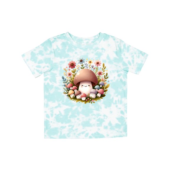 Inktastic Cottagecore Cute Mushrooms Girls Toddler T-Shirt