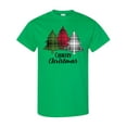 thumbnail image 1 of Inktastic Country Christmas Plaid Trees T-Shirt, 1 of 5