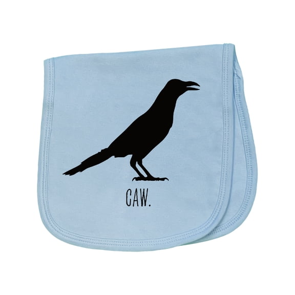 Inktastic Country Crow Caw. Silhouette Baby Burp Cloth