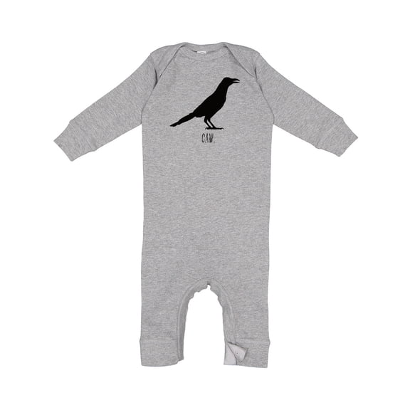 Inktastic Country Crow Caw. Silhouette Baby Romper Coveralls