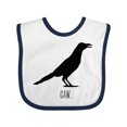 thumbnail image 1 of Inktastic Country Crow Caw. Silhouette Boys or Girls Baby Bib, 1 of 4