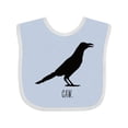 thumbnail image 1 of Inktastic Country Crow Caw. Silhouette Boys or Girls Baby Bib, 1 of 4