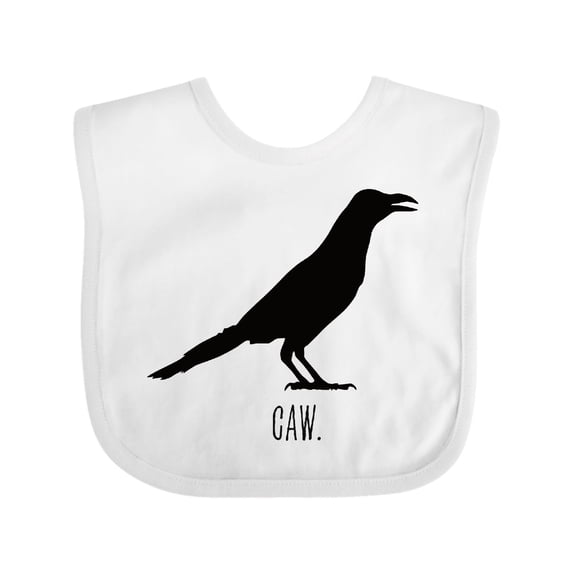Inktastic Country Crow Caw. Silhouette Boys or Girls Baby Bib