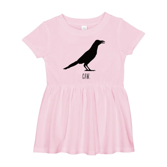 Inktastic Country Crow Caw. Silhouette Girls Baby Dress