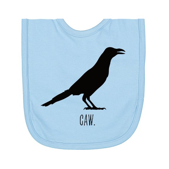 Inktastic Country Crow Caw. Silhouette Newborn Bib