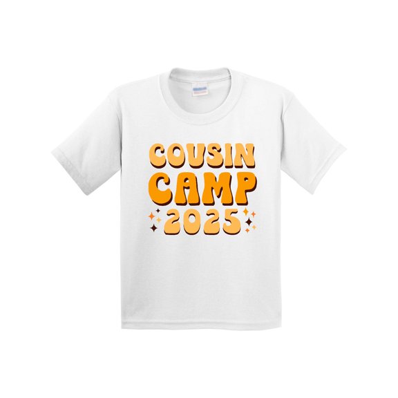 Inktastic Cousin Camp 2025 Youth T-Shirt