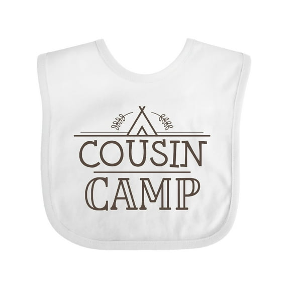 Inktastic Cousin Camp Family Reunion Boys or Girls Baby Bib