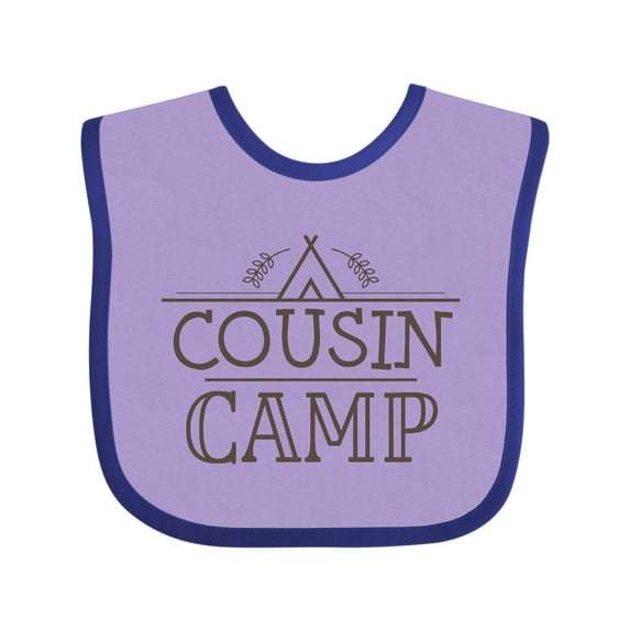 Inktastic Cousin Camp Family Reunion Boys or Girls Baby Bib