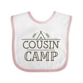 thumbnail image 1 of Inktastic Cousin Camp Family Reunion Boys or Girls Baby Bib, 1 of 4