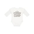 thumbnail image 1 of Inktastic Cousin Camp Family Reunion Boys or Girls Long Sleeve Baby Bodysuit, 1 of 5