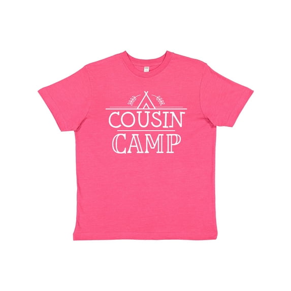 Inktastic Cousin Camp Family Summer Reunion Youth T-Shirt
