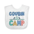 thumbnail image 1 of Inktastic Cousin Camp Summer Grandma Party Girls Baby Bib, 1 of 4