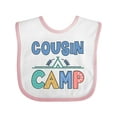 thumbnail image 1 of Inktastic Cousin Camp Summer Grandma Party Girls Baby Bib, 1 of 4
