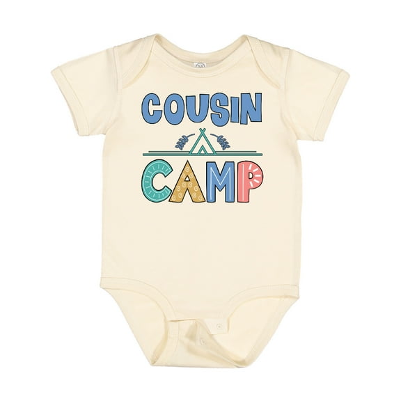 Inktastic Cousin Camp Summer Grandma Party Girls Baby Bodysuit