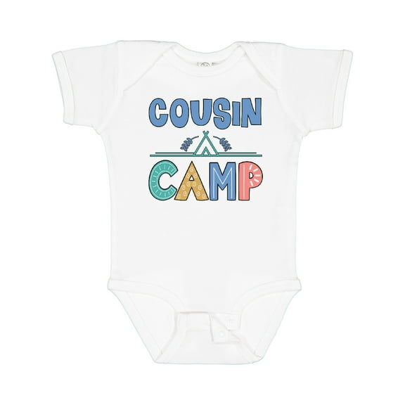 Inktastic Cousin Camp Summer Grandma Party Girls Baby Bodysuit