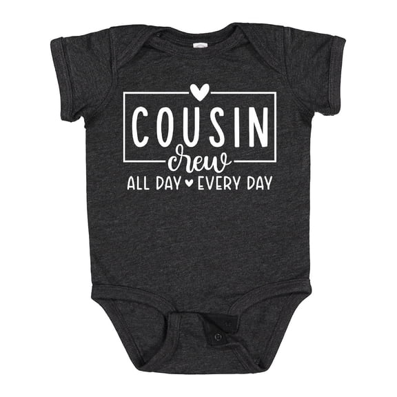 Inktastic Cousin Crew All Day Every Day Boys or Girls Baby Bodysuit