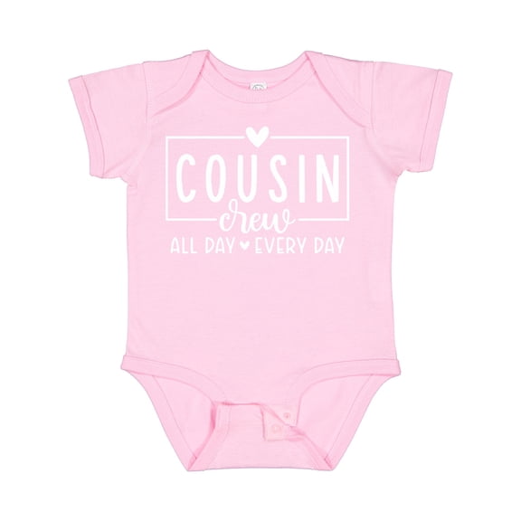 Inktastic Cousin Crew All Day Every Day Boys or Girls Baby Bodysuit