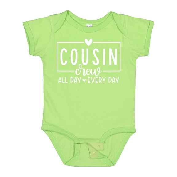 Inktastic Cousin Crew All Day Every Day Boys or Girls Baby Bodysuit